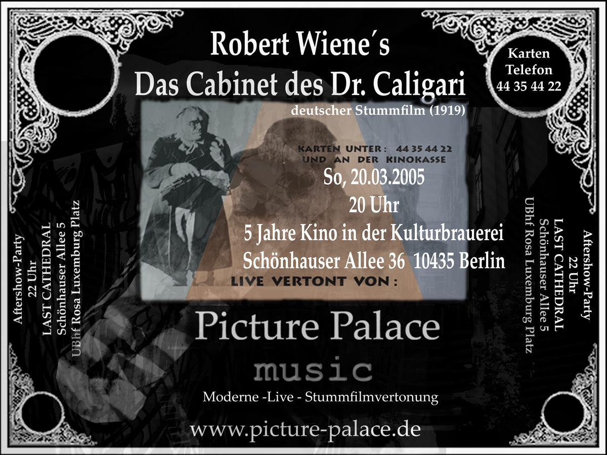 Caligari in der Kulturbrauerei 20.3.05